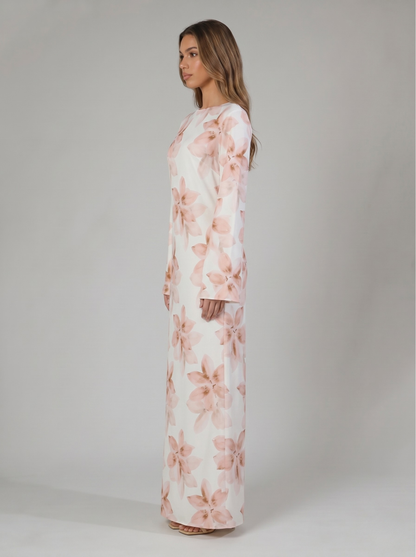Sana Floral Maxi Dress - Nour Modesty
