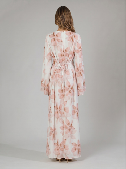 Sana Floral Maxi Dress - Nour Modesty