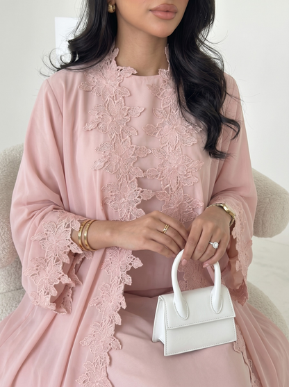 Amelie Lace Abaya Set - Nour Modesty