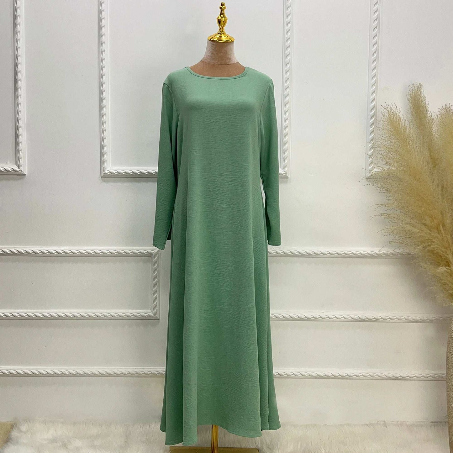 Abaya Inner Slip Dress - White