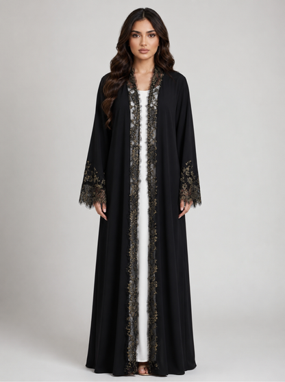 Lujain Lace Abaya
