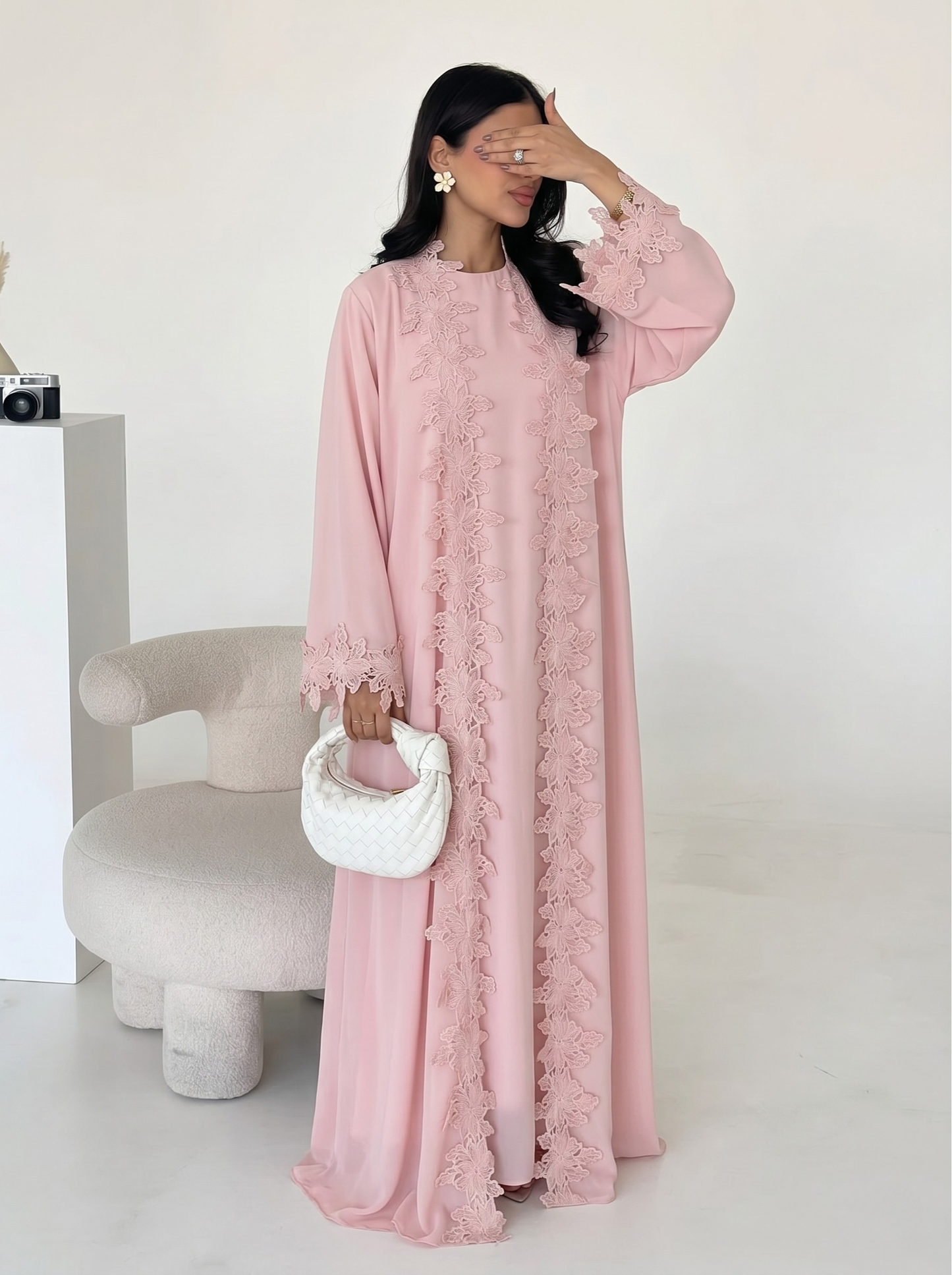 Amelie Lace Abaya Set - Nour Modesty