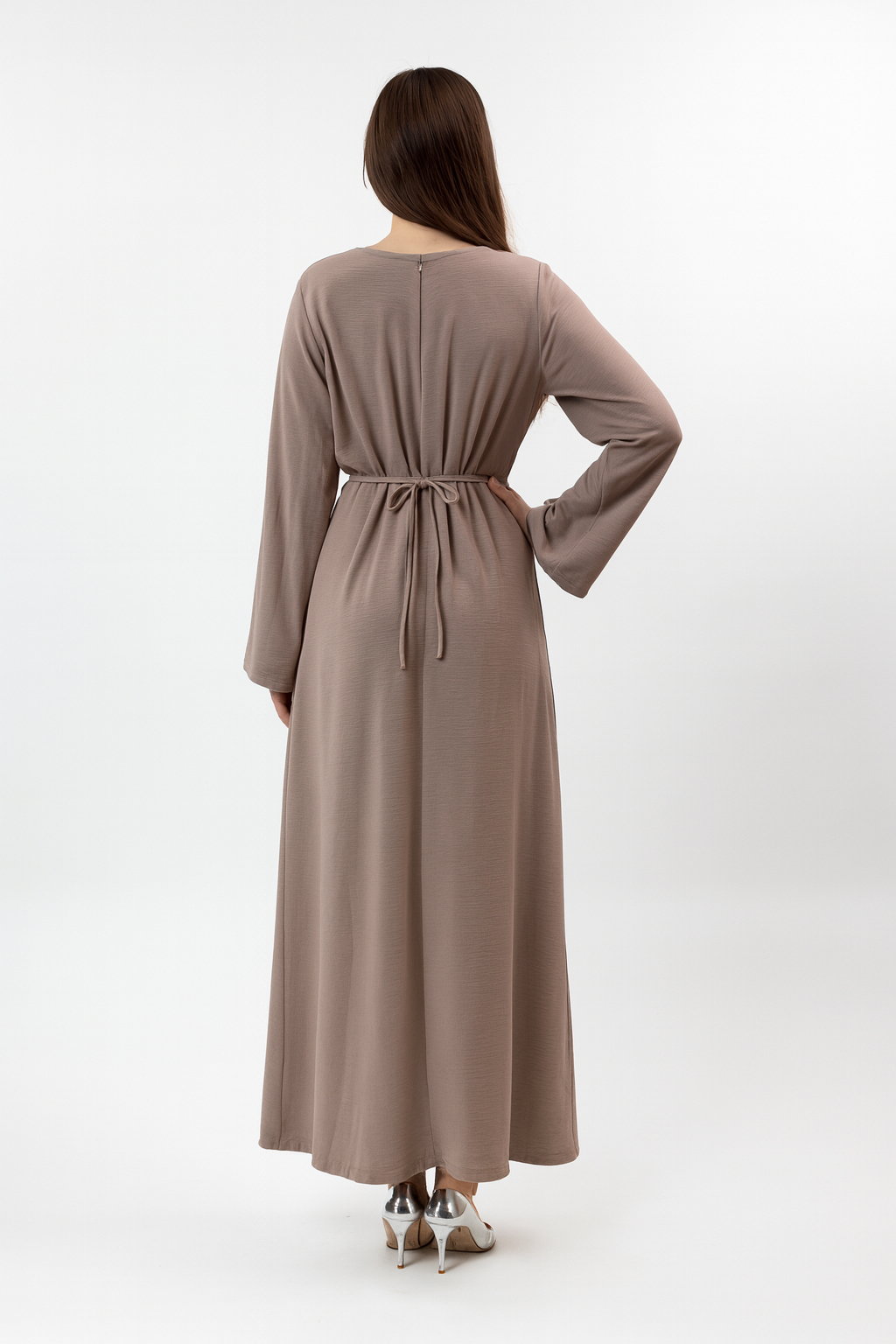 amani linen dress Amani Maxi Dress - Elegant Modest Wrap Long Sleeve Everyday Linen, Comfortable, Work, Daily, Set Store Near Me | United States, US Delivery | Canada | Germany | Dubai