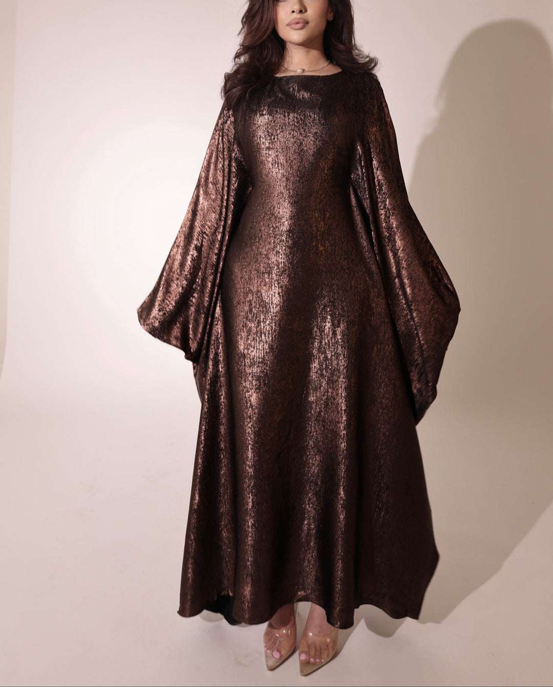 Luxury Butterfly Abaya Green