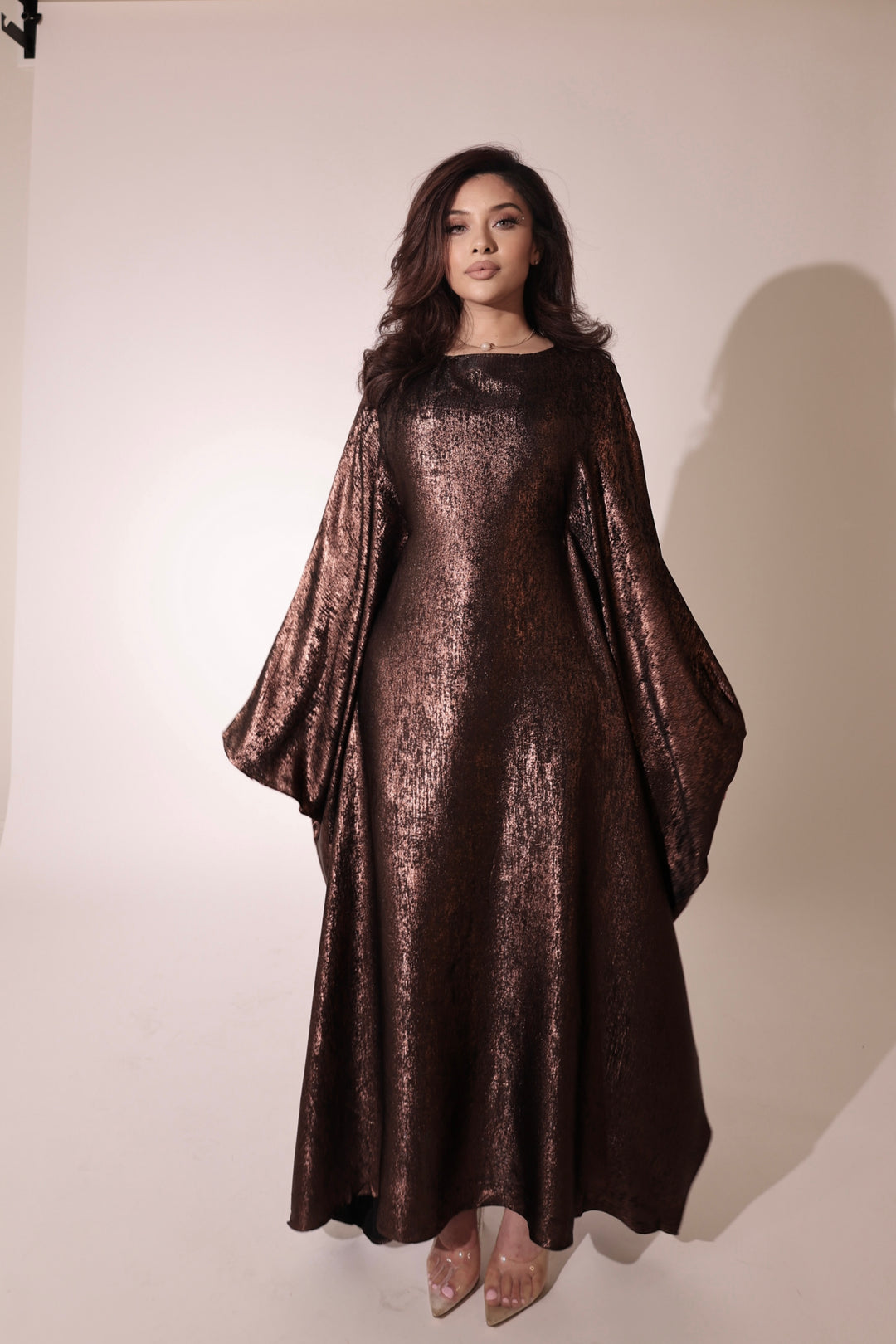Luxury Butterfly Abaya - Light Blue - Nour Modesty