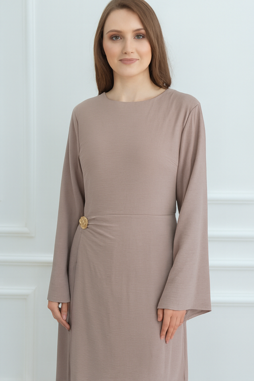 amani linen dress Amani Cotton Embroidery Dress