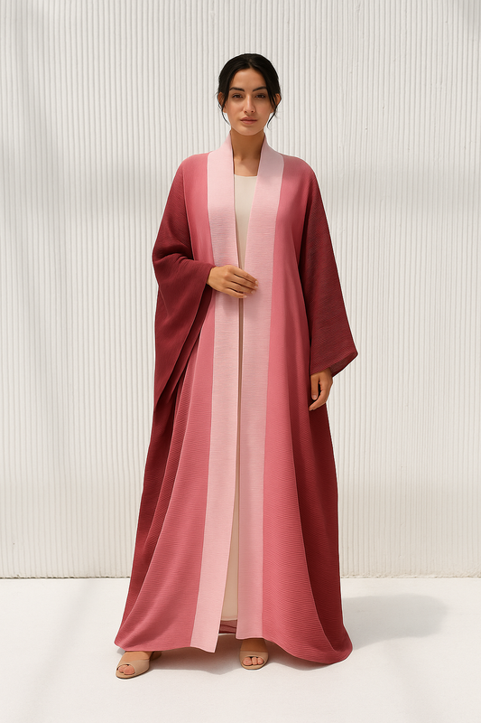 Ombre Pleated Abaya