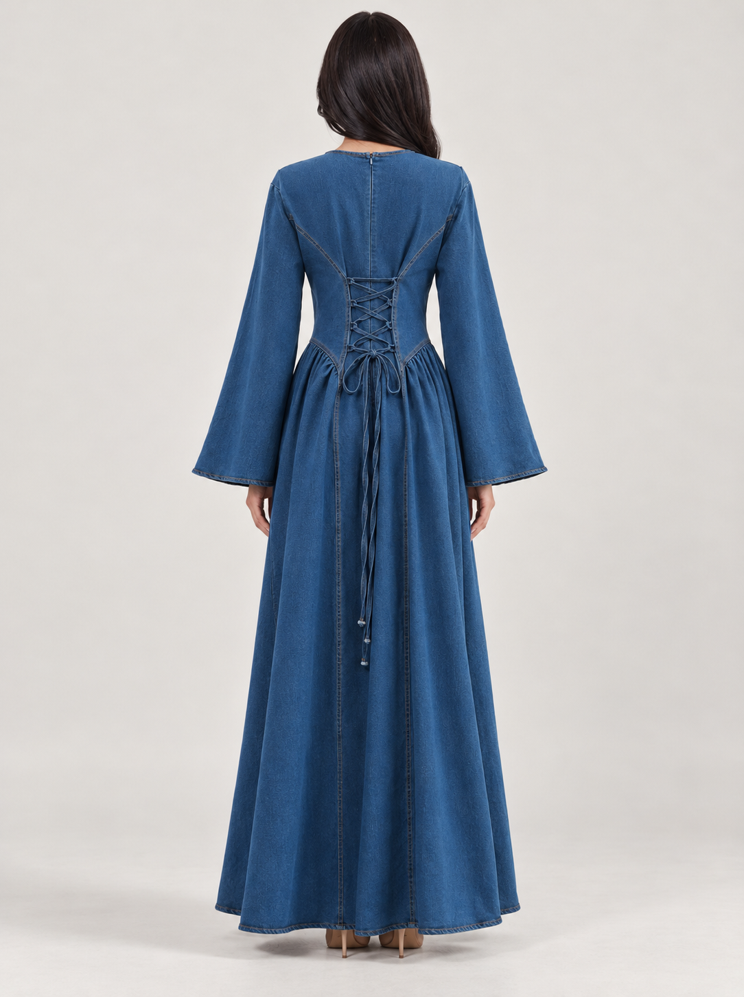 Denim Modest Dress