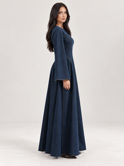 Denim Modest Dress