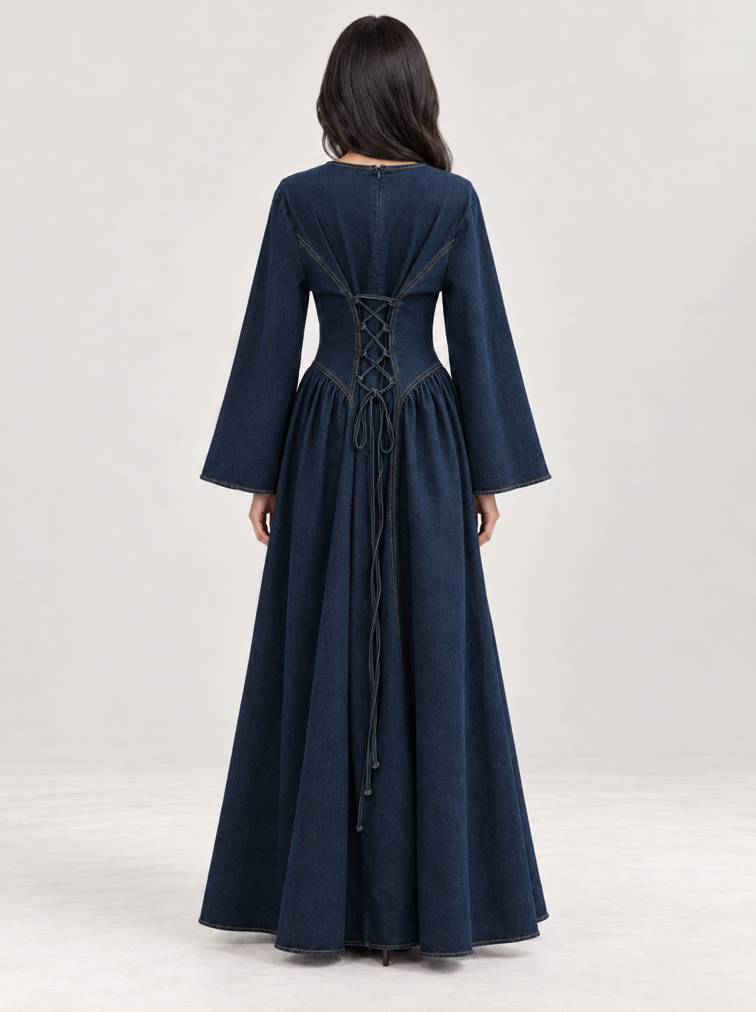 Denim Modest Dress