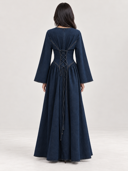 Denim Modest Dress