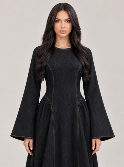 Denim Modest Dress