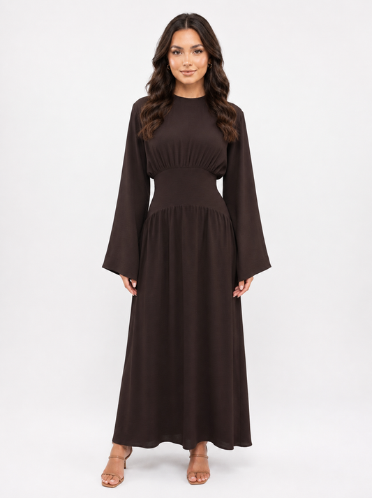 Elyna Modest Dress - Nour Modesty