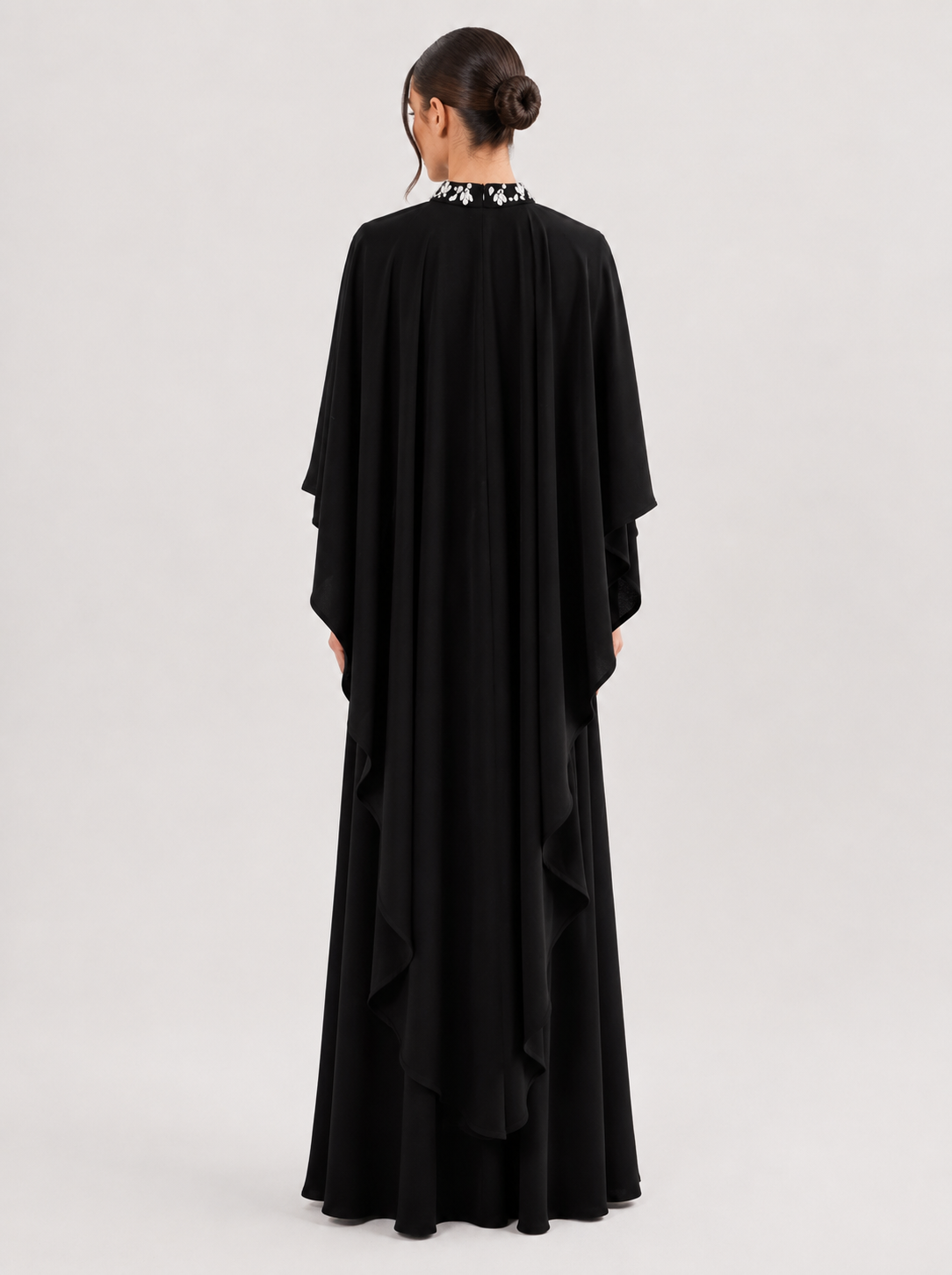 Elyse Cape Dress - Nour Modesty