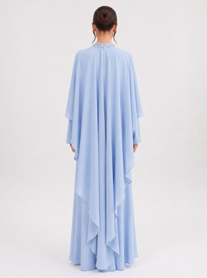 Elyse Cape Dress - Nour Modesty