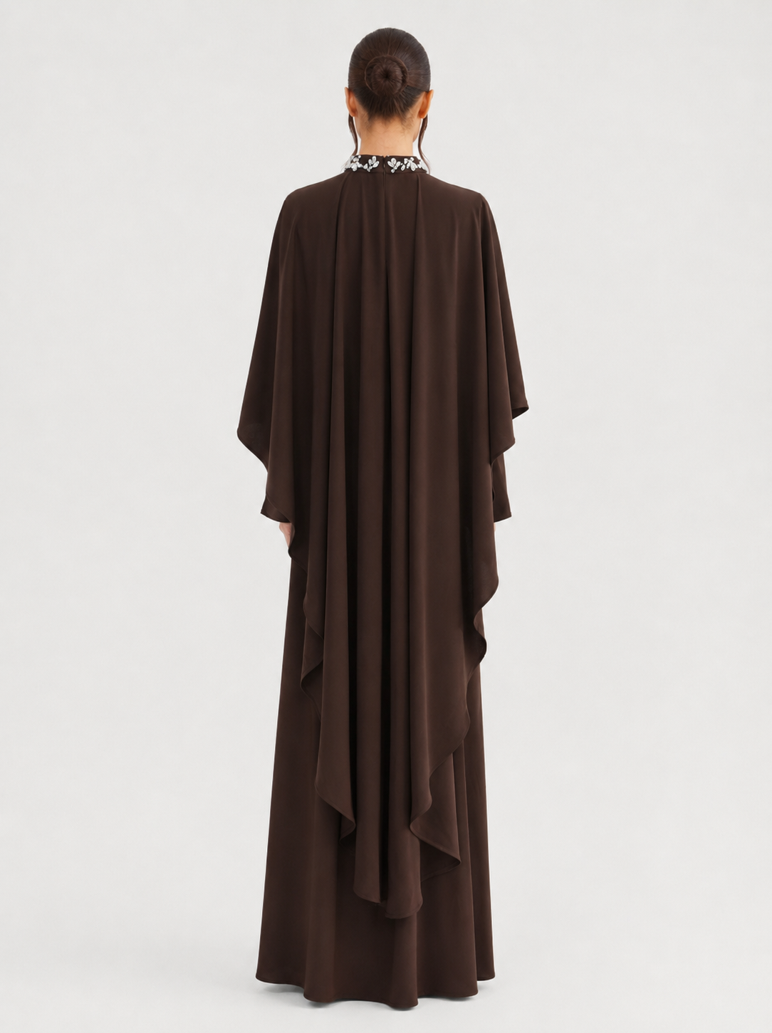 Elyse Cape Dress - Nour Modesty