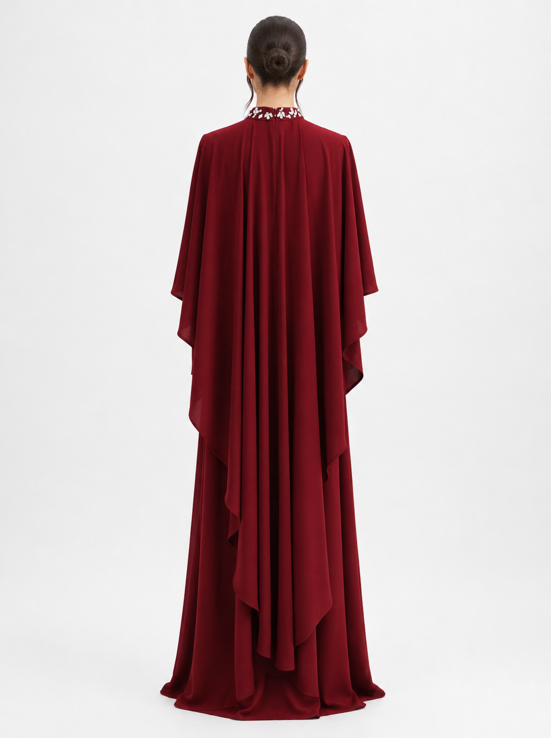 Elyse Cape Dress - Nour Modesty