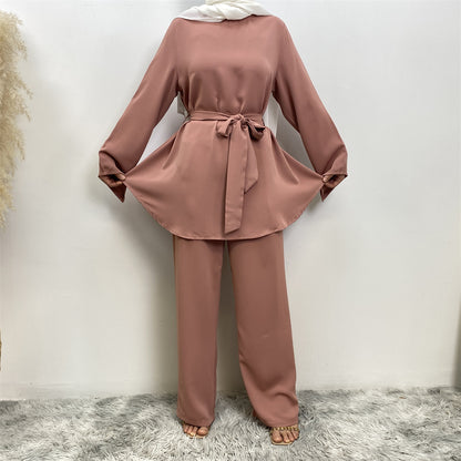 Modest co ord set - purple