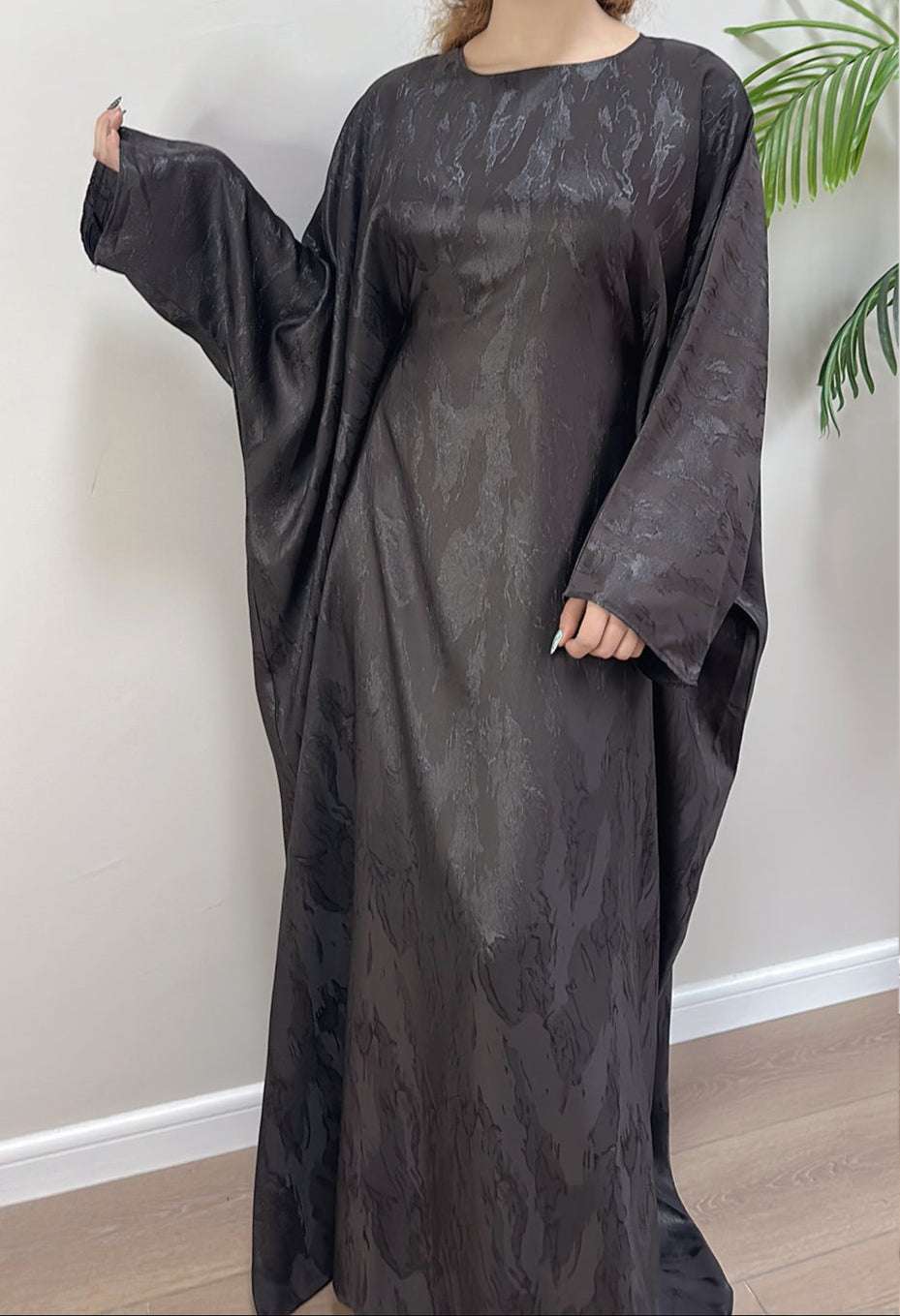 Alina Butterfly Abaya Green