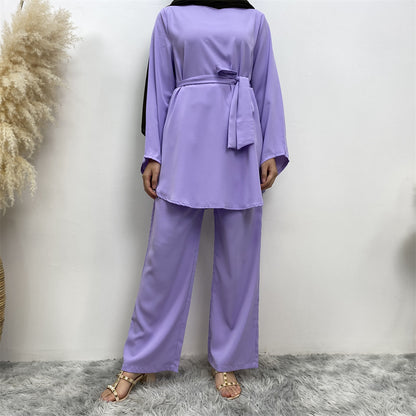 Modest co ord set - purple