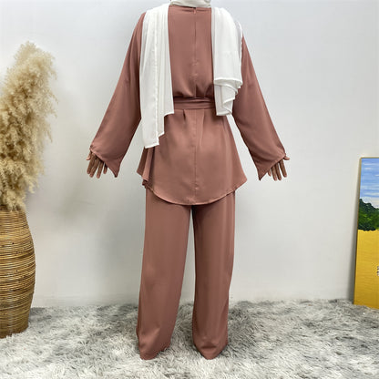 Modest co ord set - purple