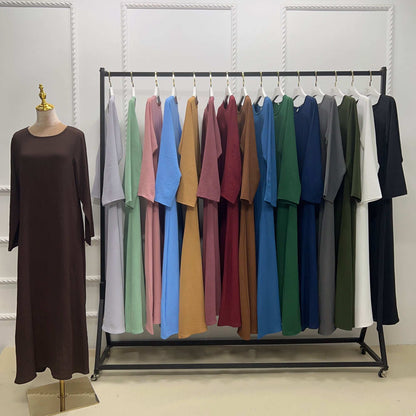 Abaya Inner Slip Dress - Army Green
