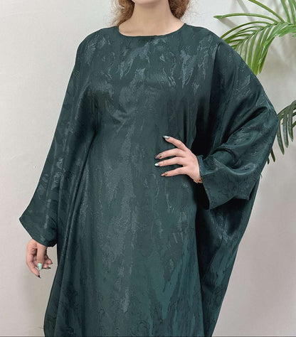 Alina Butterfly Abaya Green
