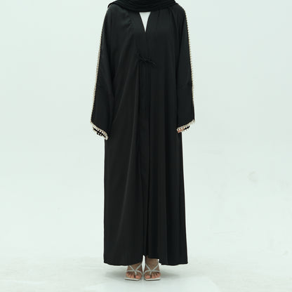 Luxury Silk Open Abaya