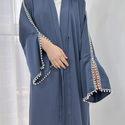 Luxury Silk Open Abaya