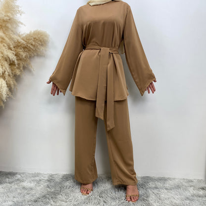 Modest co ord set - purple