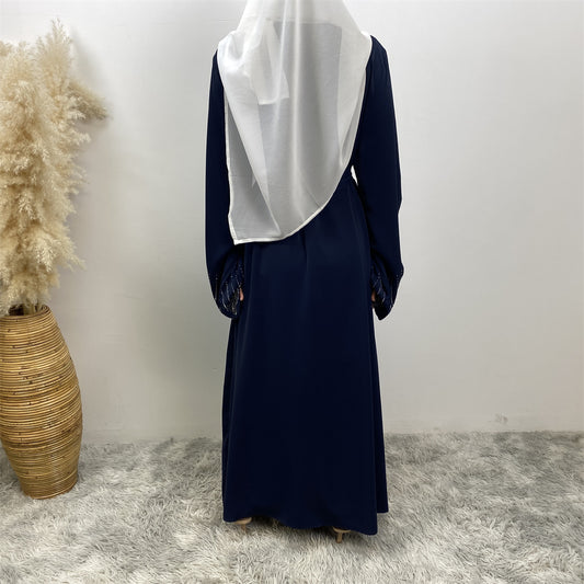 Luxury Rhinestone Open Abaya