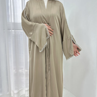 Luxury Silk Open Abaya