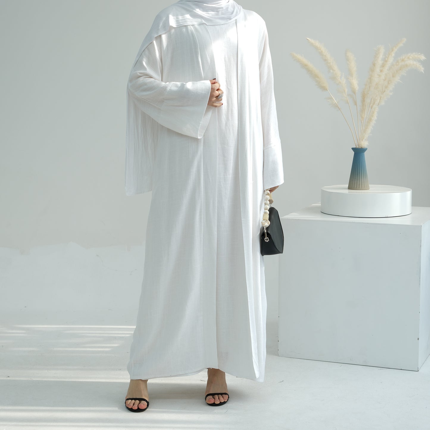 Dima Lin Abaya Sett Marineblå