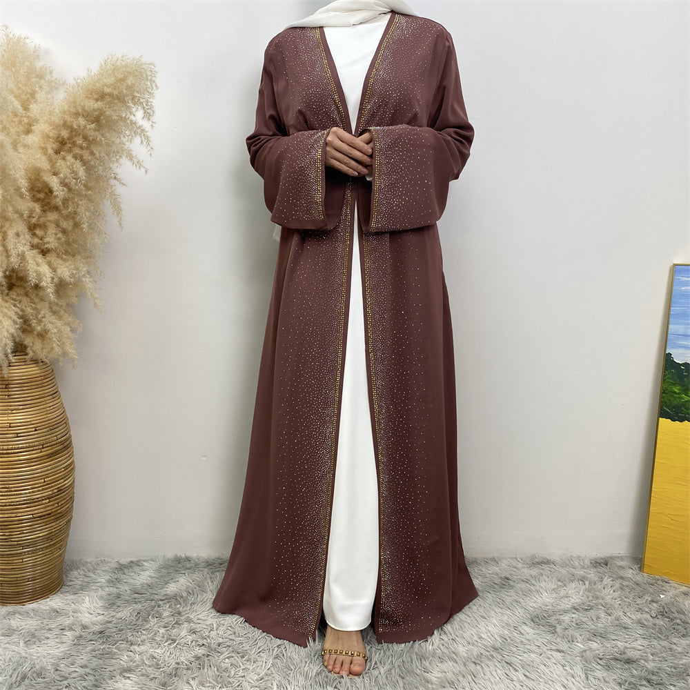 Luxury Rhinestone Abaya - Nour Modesty