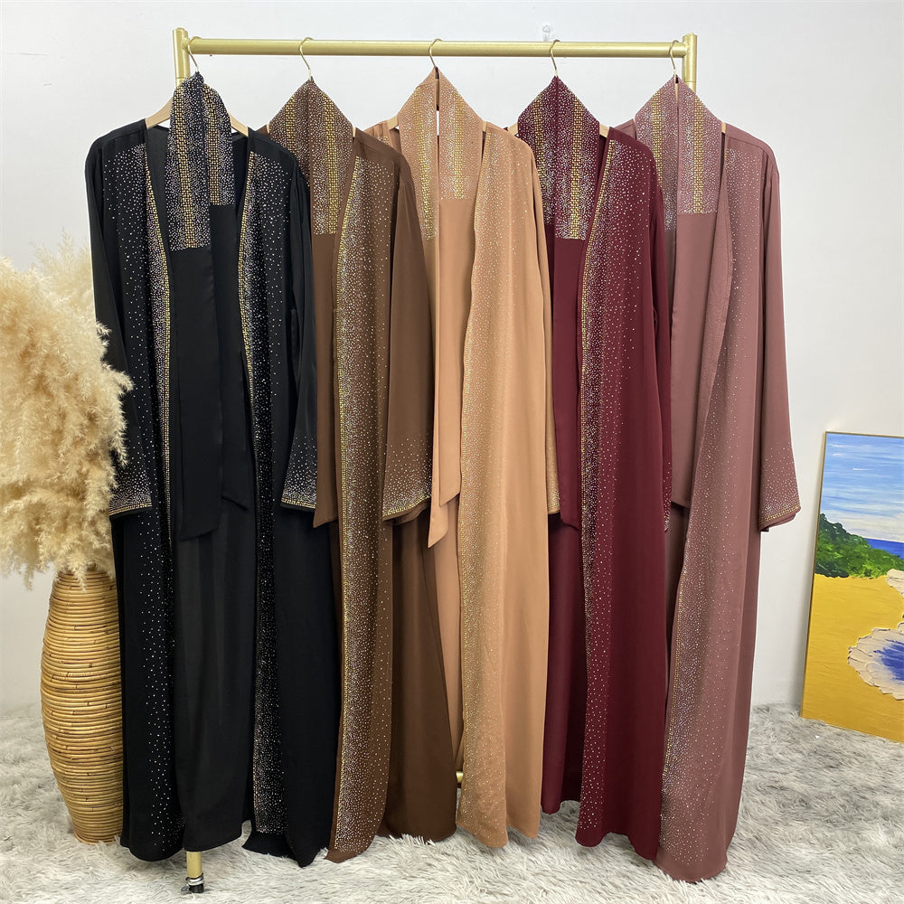 Luxury Rhinestone Abaya - Nour Modesty