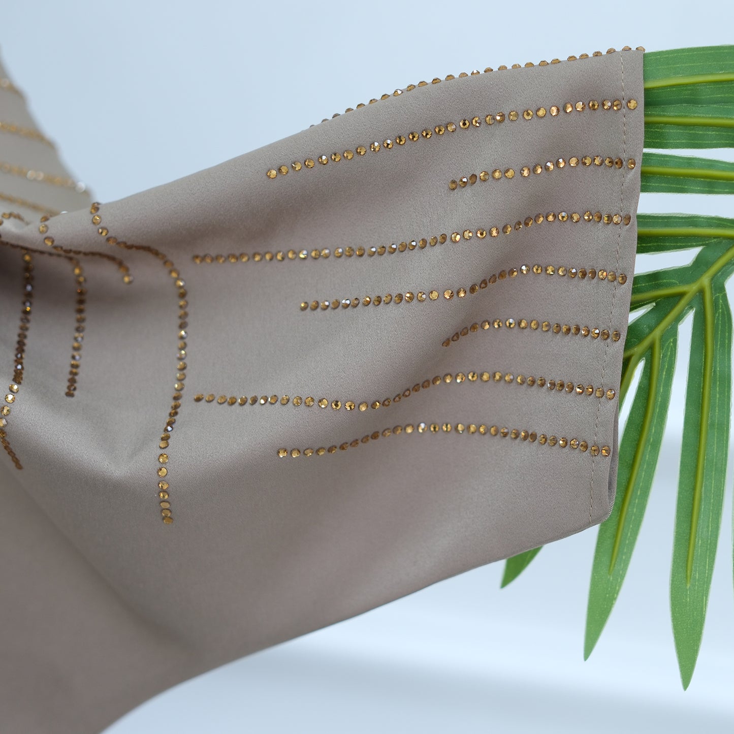 Rhinestone Butterfly Abaya