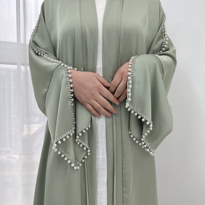 Luxury Silk Open Abaya