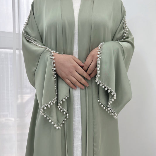 Luxury Silk Open Abaya