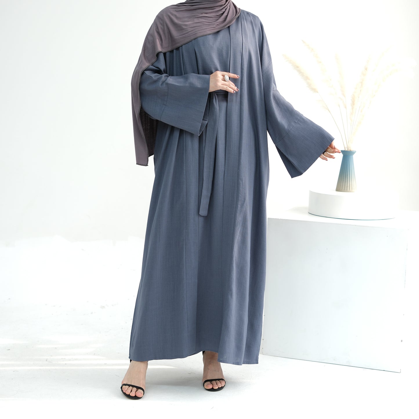Dima Lin Abaya Sett Marineblå