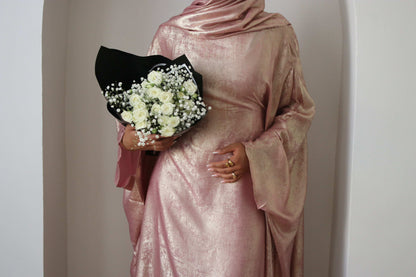 Luxury Butterfly Abaya Brown