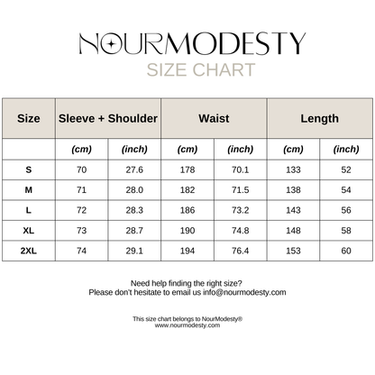 Reversible Linen Abaya - Nour Modesty