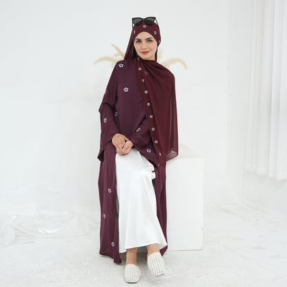 Aira luksus satin kjole
