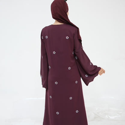 Aira luksus satin kjole
