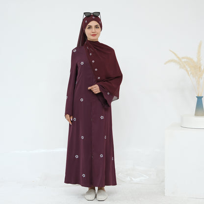 Aira luksus satin kjole