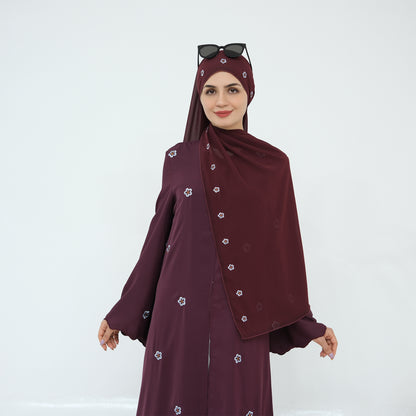 Aira luksus satin kjole