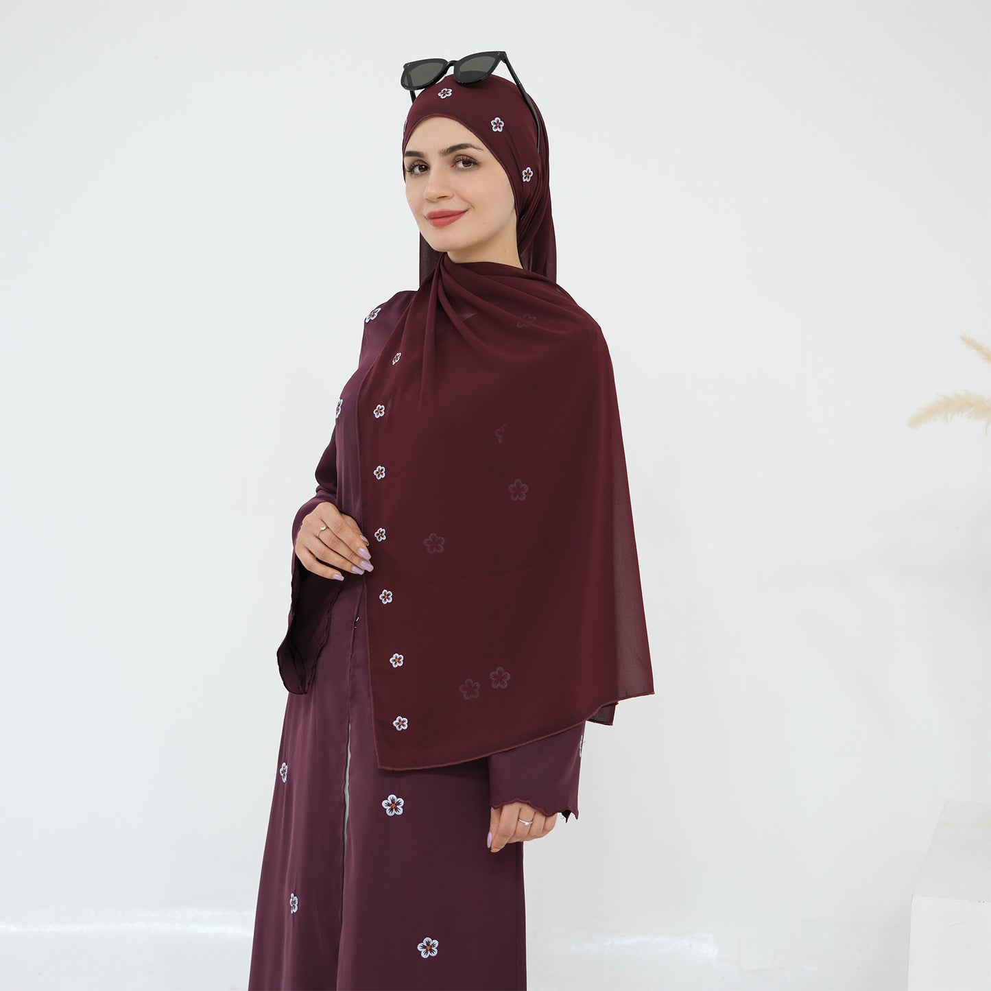 Aira luksus satin kjole