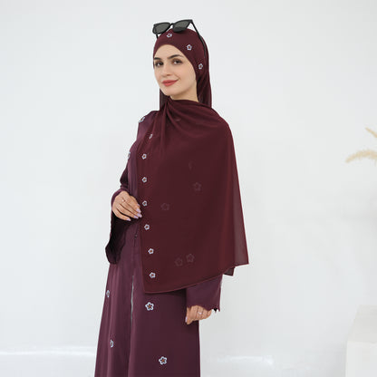 Aira luksus satin kjole