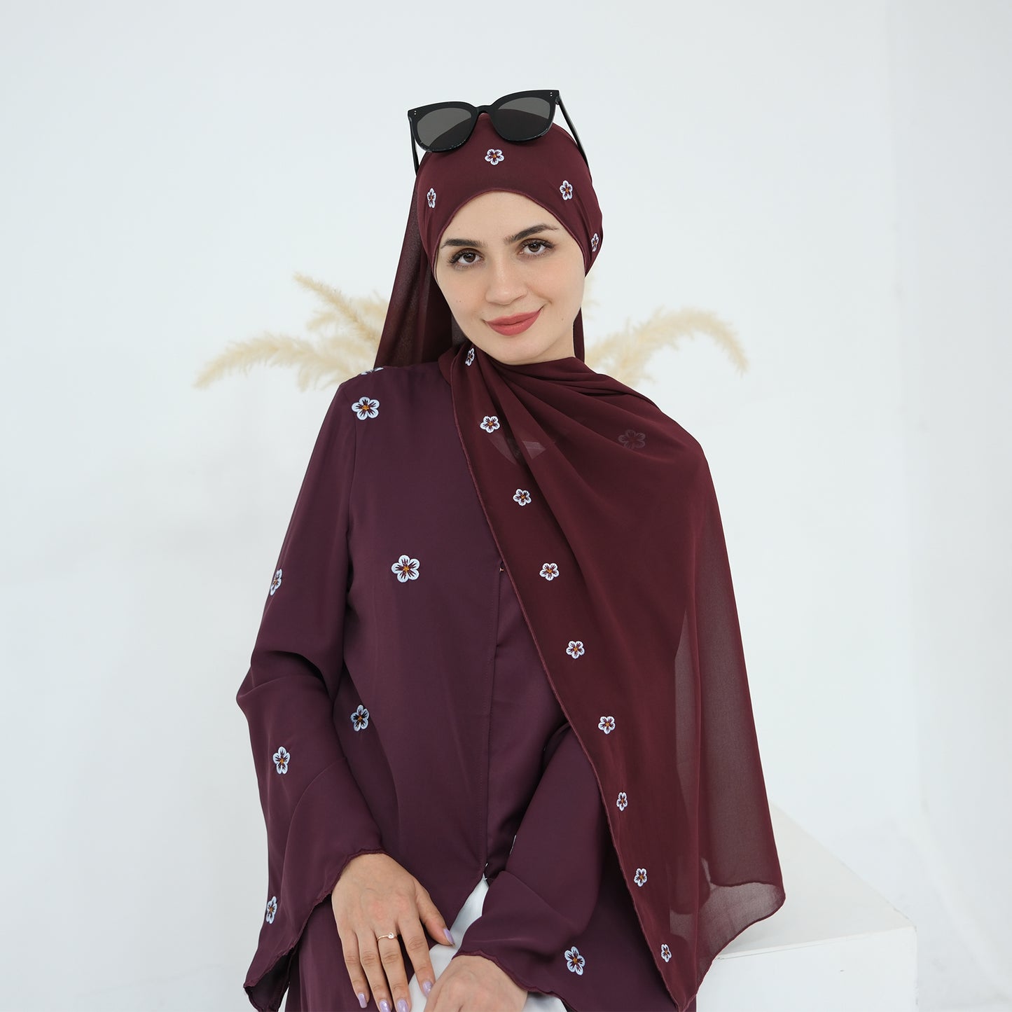 Aira luksus satin kjole