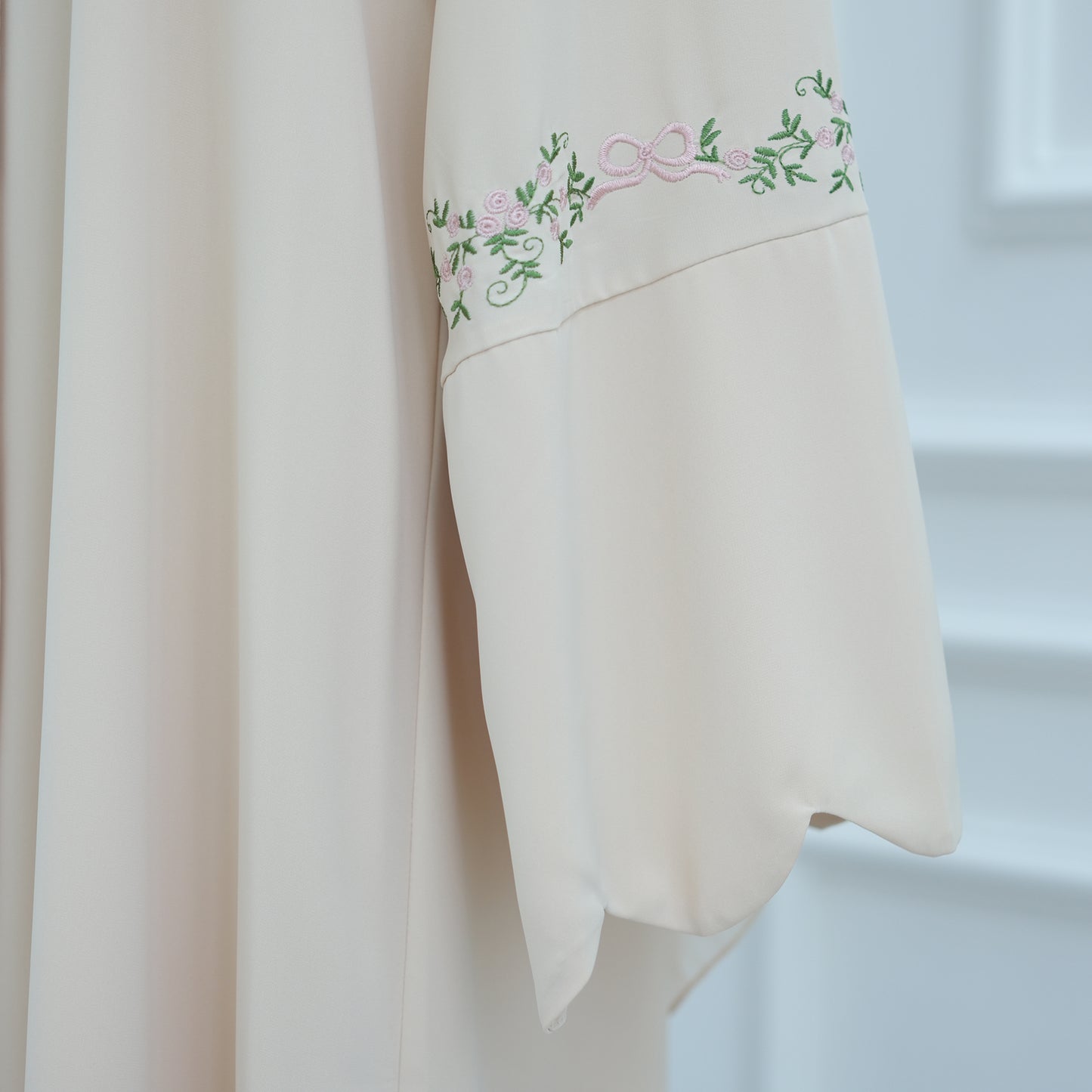 Green Abaya with Hijab Set