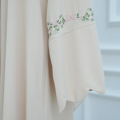Green Abaya with Hijab Set